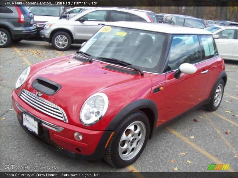 Chili Red / Panther Black 2004 Mini Cooper Hardtop