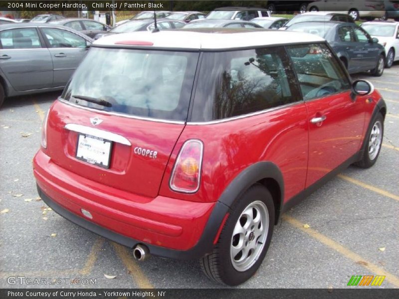 Chili Red / Panther Black 2004 Mini Cooper Hardtop