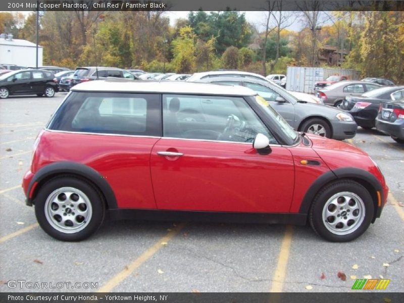 Chili Red / Panther Black 2004 Mini Cooper Hardtop