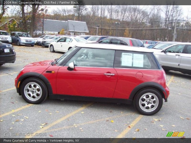 Chili Red / Panther Black 2004 Mini Cooper Hardtop