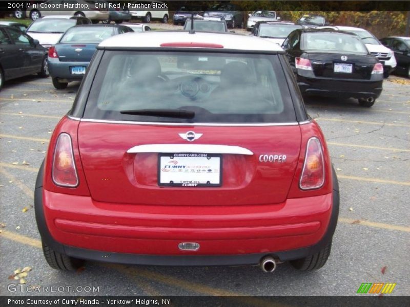 Chili Red / Panther Black 2004 Mini Cooper Hardtop