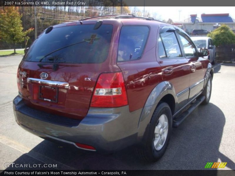 Radiant Red / Gray 2007 Kia Sorento EX 4WD