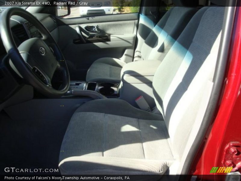 Radiant Red / Gray 2007 Kia Sorento EX 4WD