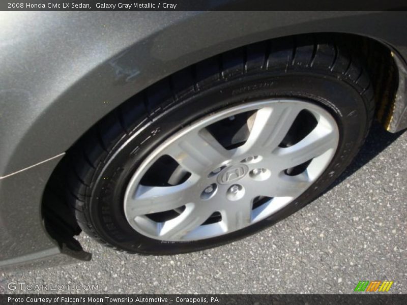 Galaxy Gray Metallic / Gray 2008 Honda Civic LX Sedan