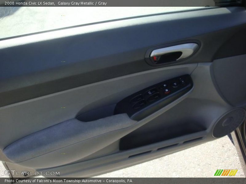Galaxy Gray Metallic / Gray 2008 Honda Civic LX Sedan