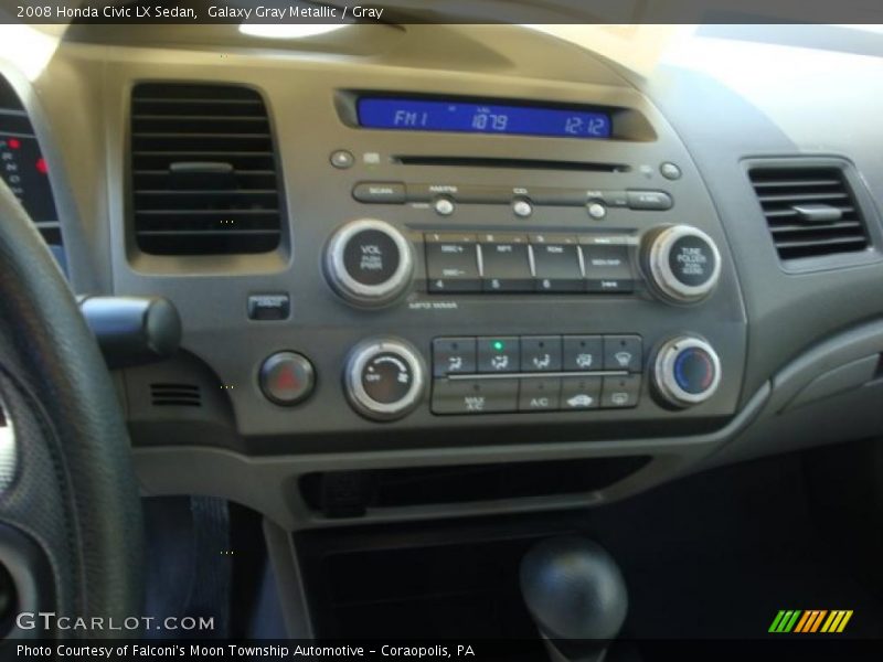 Galaxy Gray Metallic / Gray 2008 Honda Civic LX Sedan