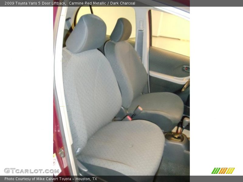 Carmine Red Metallic / Dark Charcoal 2009 Toyota Yaris 5 Door Liftback