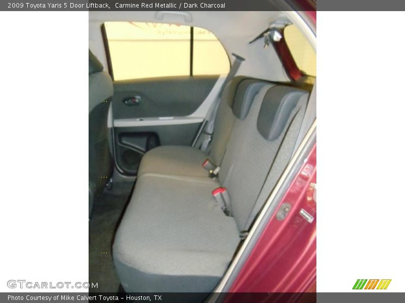 Carmine Red Metallic / Dark Charcoal 2009 Toyota Yaris 5 Door Liftback