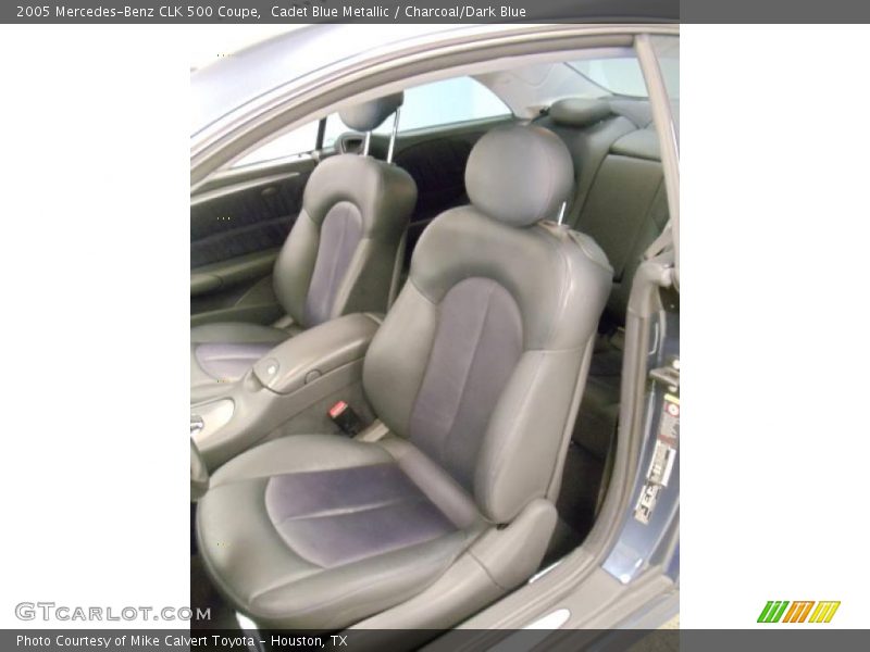  2005 CLK 500 Coupe Charcoal/Dark Blue Interior