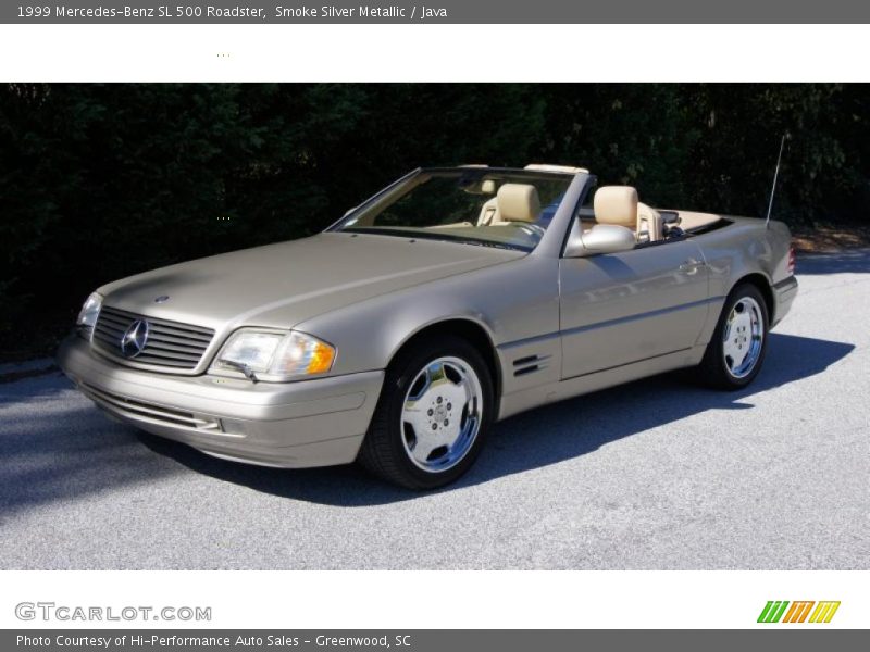 Smoke Silver Metallic / Java 1999 Mercedes-Benz SL 500 Roadster