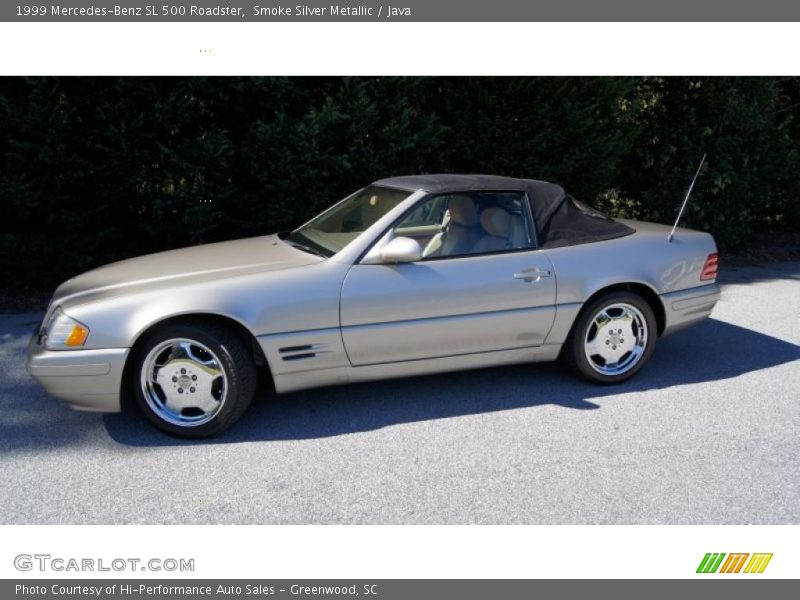 Smoke Silver Metallic / Java 1999 Mercedes-Benz SL 500 Roadster