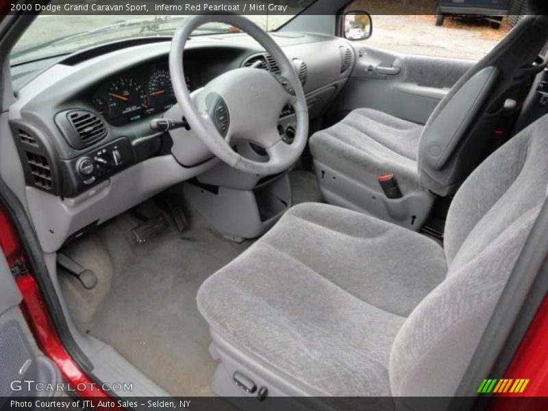 Mist Gray Interior - 2000 Grand Caravan Sport 