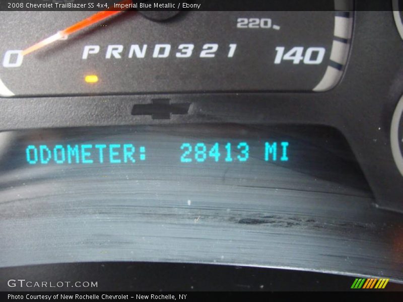 Imperial Blue Metallic / Ebony 2008 Chevrolet TrailBlazer SS 4x4