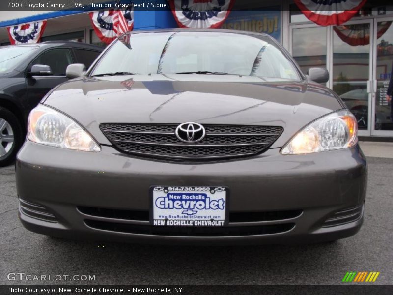 Phantom Gray Pearl / Stone 2003 Toyota Camry LE V6