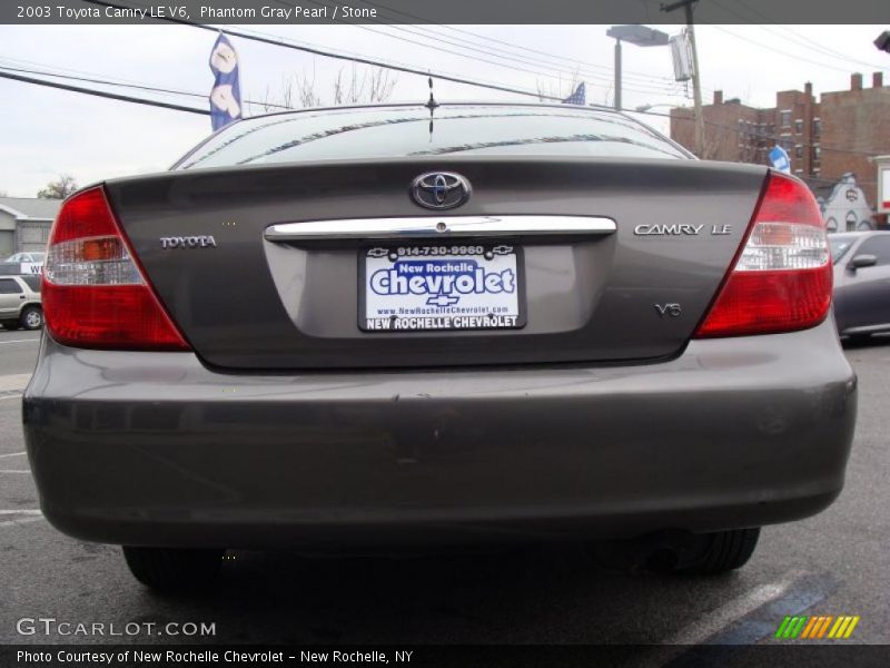 Phantom Gray Pearl / Stone 2003 Toyota Camry LE V6