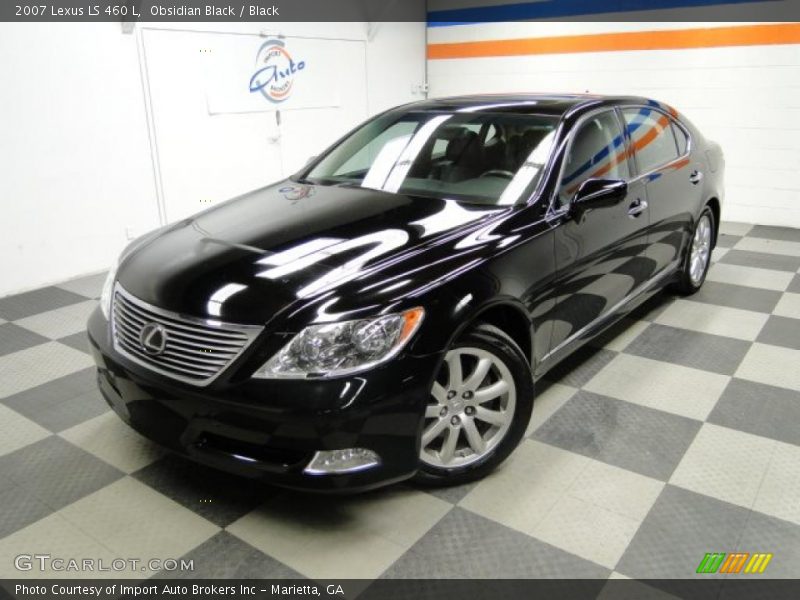 Obsidian Black / Black 2007 Lexus LS 460 L