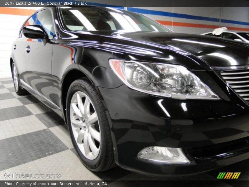 Obsidian Black / Black 2007 Lexus LS 460 L
