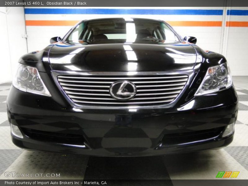 Obsidian Black / Black 2007 Lexus LS 460 L