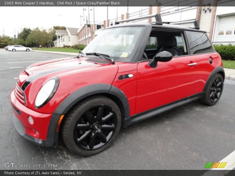 Chili Red / Space Grey/Panther Black 2003 Mini Cooper S Hardtop
