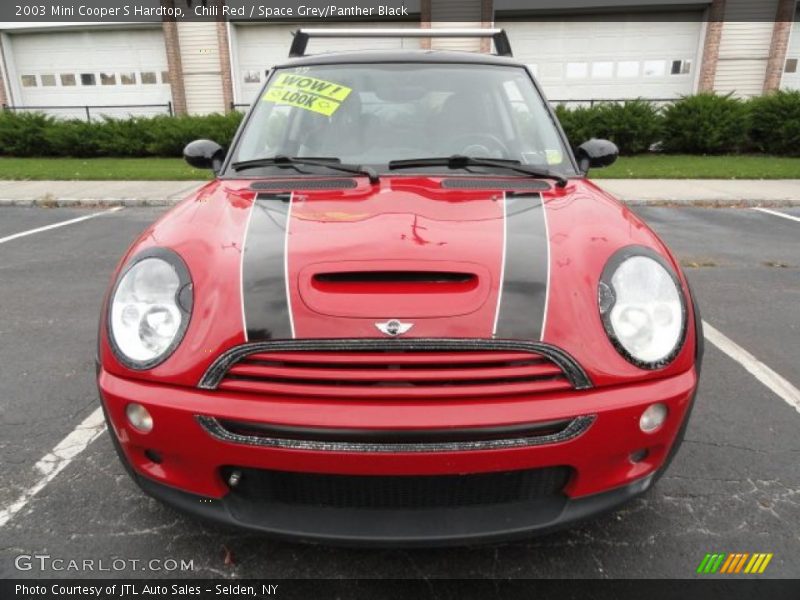 Chili Red / Space Grey/Panther Black 2003 Mini Cooper S Hardtop