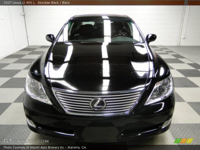 Obsidian Black / Black 2007 Lexus LS 460 L