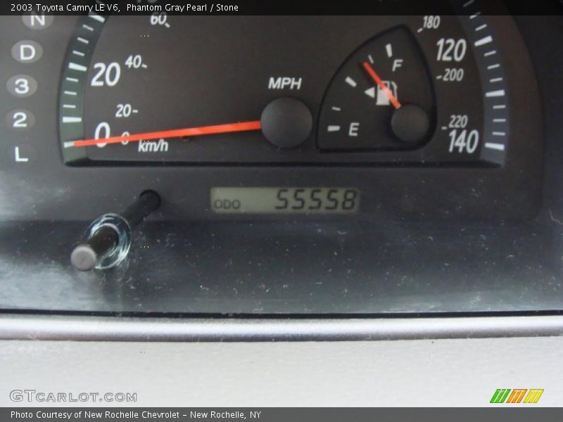 Phantom Gray Pearl / Stone 2003 Toyota Camry LE V6