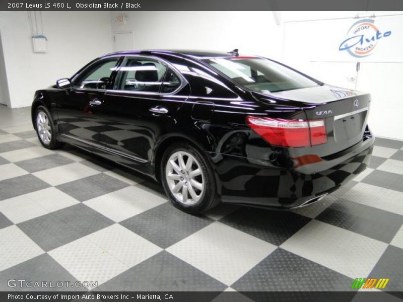 Obsidian Black / Black 2007 Lexus LS 460 L