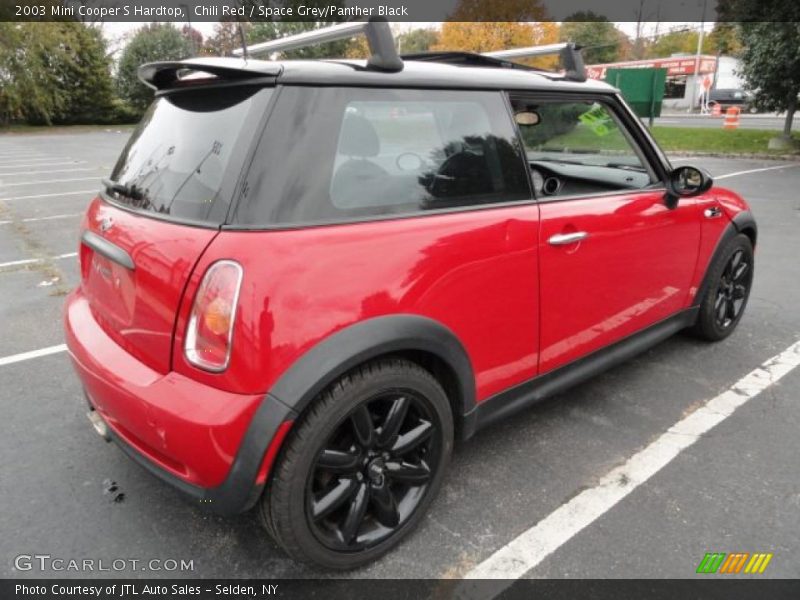 Chili Red / Space Grey/Panther Black 2003 Mini Cooper S Hardtop