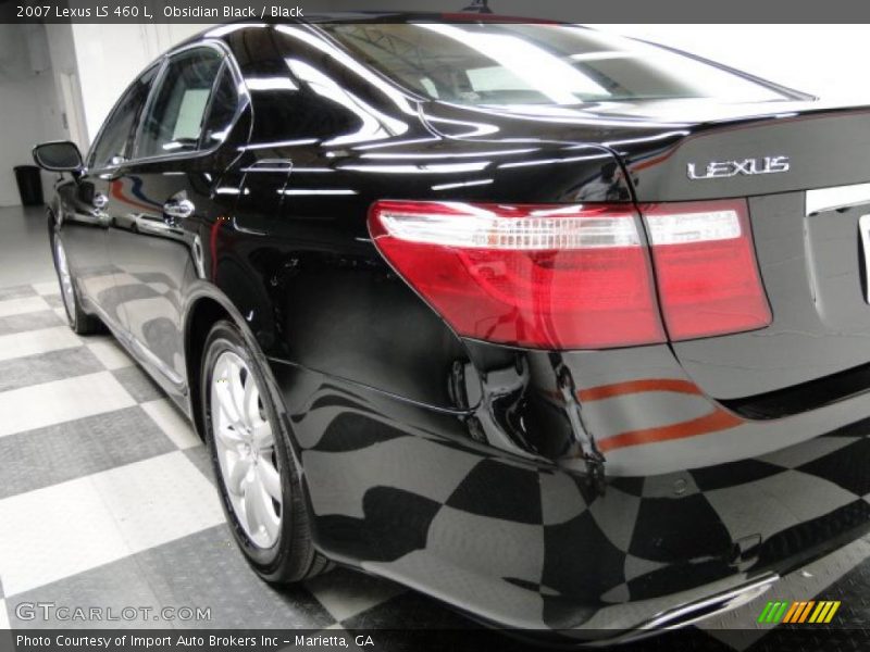 Obsidian Black / Black 2007 Lexus LS 460 L