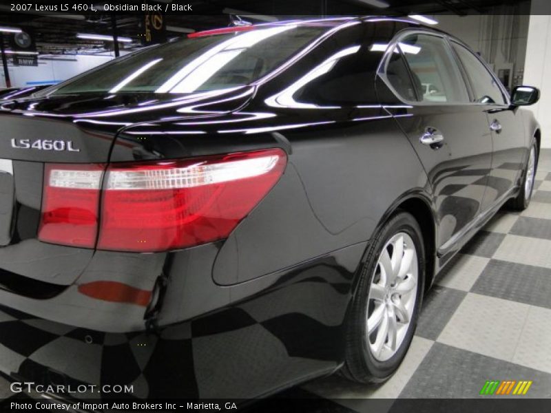 Obsidian Black / Black 2007 Lexus LS 460 L