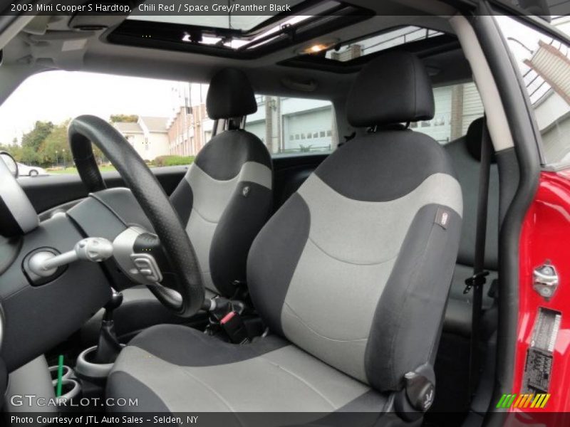 Chili Red / Space Grey/Panther Black 2003 Mini Cooper S Hardtop