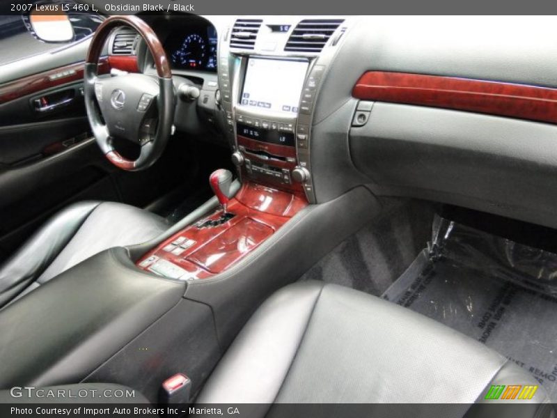 Obsidian Black / Black 2007 Lexus LS 460 L