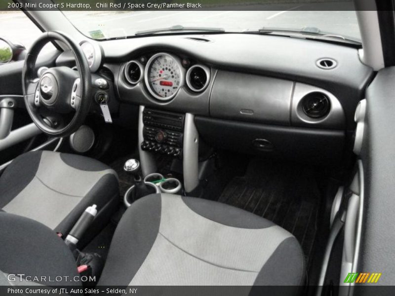 Chili Red / Space Grey/Panther Black 2003 Mini Cooper S Hardtop