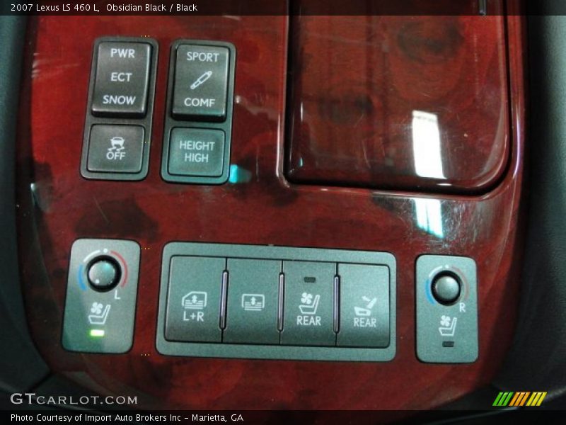 Obsidian Black / Black 2007 Lexus LS 460 L