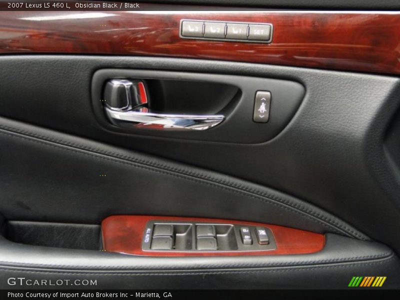 Obsidian Black / Black 2007 Lexus LS 460 L