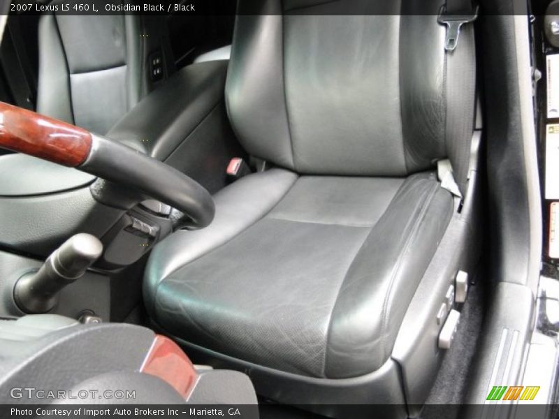 Obsidian Black / Black 2007 Lexus LS 460 L