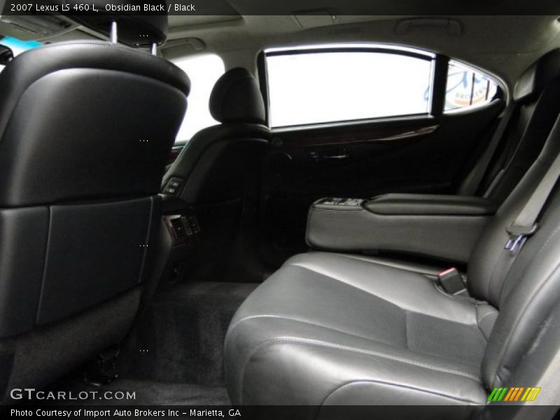Obsidian Black / Black 2007 Lexus LS 460 L