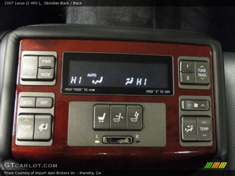 Obsidian Black / Black 2007 Lexus LS 460 L