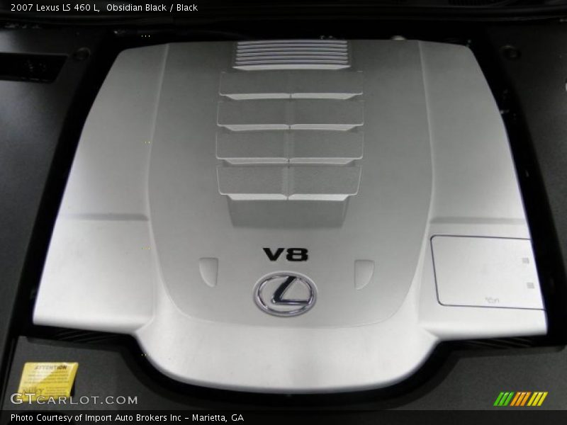 Obsidian Black / Black 2007 Lexus LS 460 L