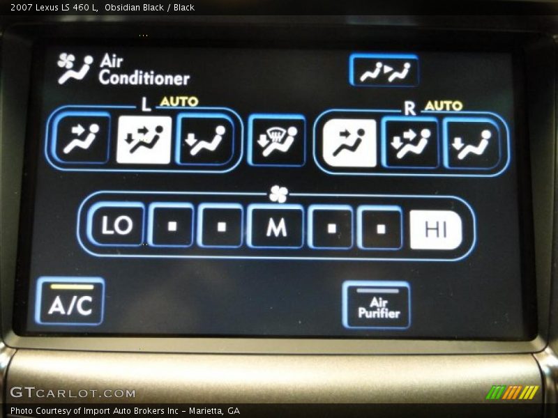 Obsidian Black / Black 2007 Lexus LS 460 L