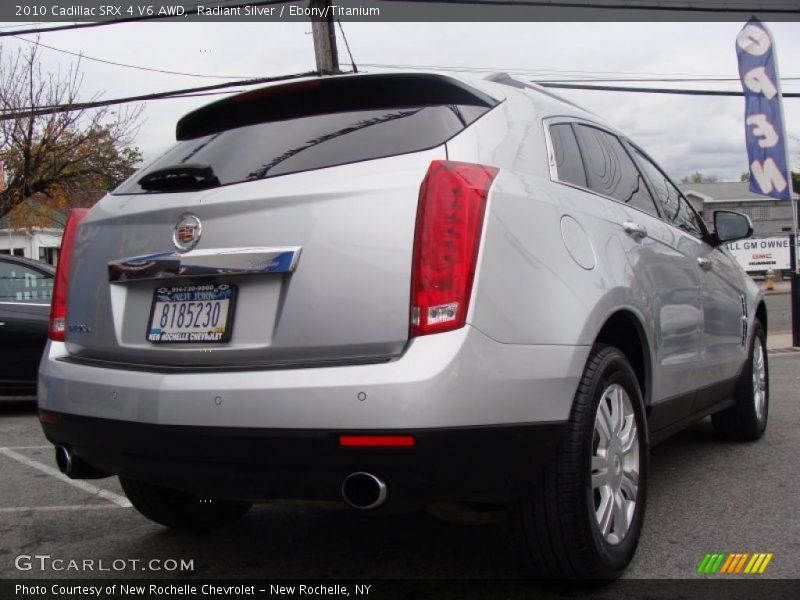 Radiant Silver / Ebony/Titanium 2010 Cadillac SRX 4 V6 AWD