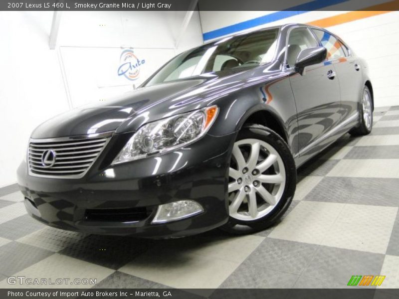 Smokey Granite Mica / Light Gray 2007 Lexus LS 460 L