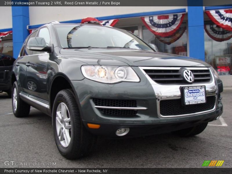 Reed Green Metallic / Pure Beige 2008 Volkswagen Touareg 2 VR6