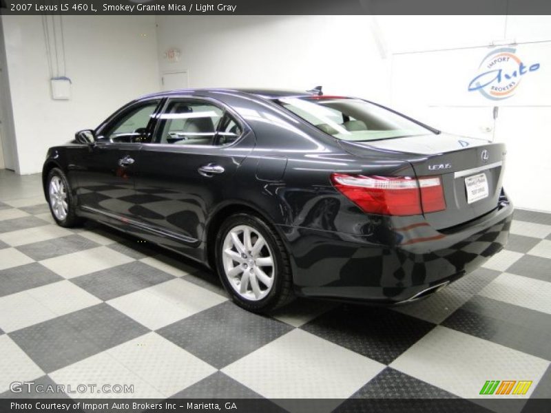 Smokey Granite Mica / Light Gray 2007 Lexus LS 460 L
