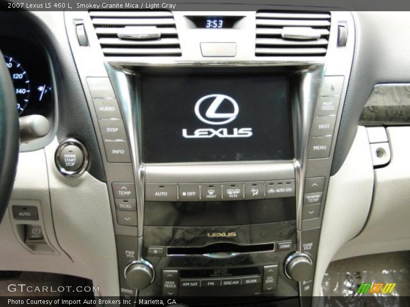 Navigation of 2007 LS 460 L