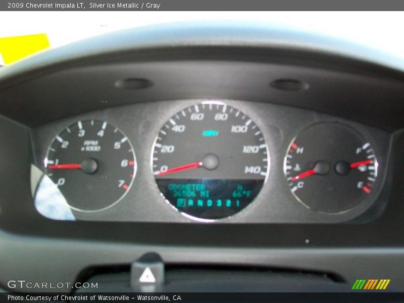 Silver Ice Metallic / Gray 2009 Chevrolet Impala LT