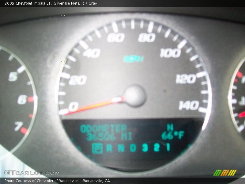 Silver Ice Metallic / Gray 2009 Chevrolet Impala LT