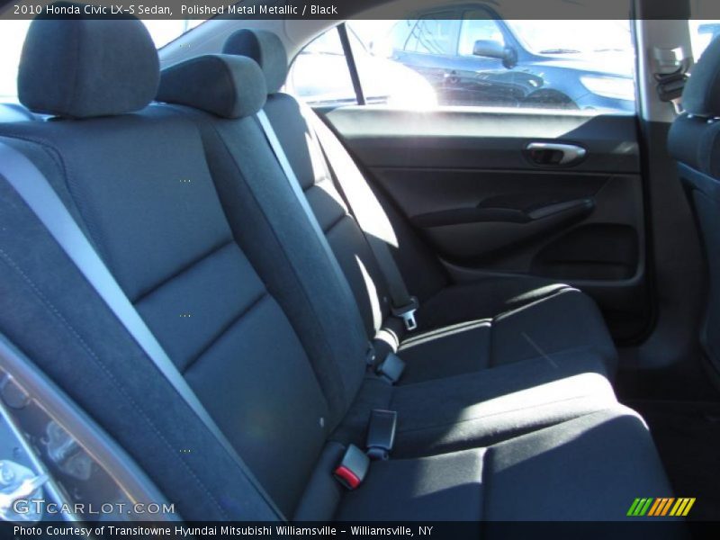 Polished Metal Metallic / Black 2010 Honda Civic LX-S Sedan