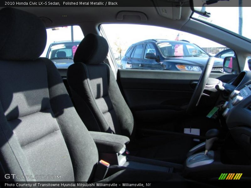 Polished Metal Metallic / Black 2010 Honda Civic LX-S Sedan