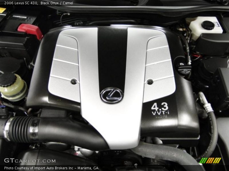  2006 SC 430 Engine - 4.3 Liter DOHC 32-Valve VVT-i V8
